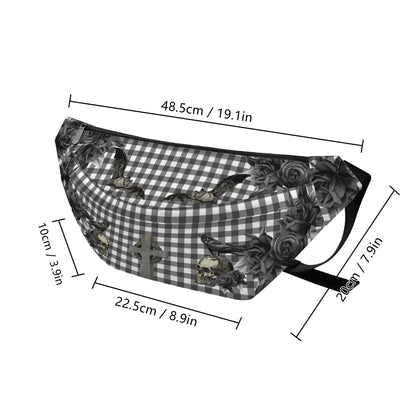 Large Cemetery Picnic Waist Pack in Tombstone