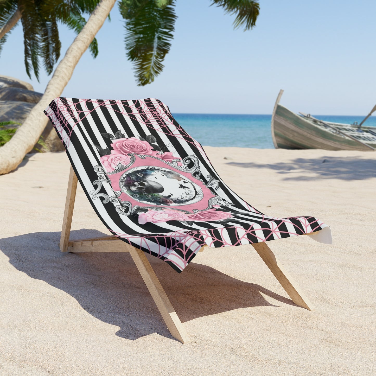 Lady Noir Beach Towel