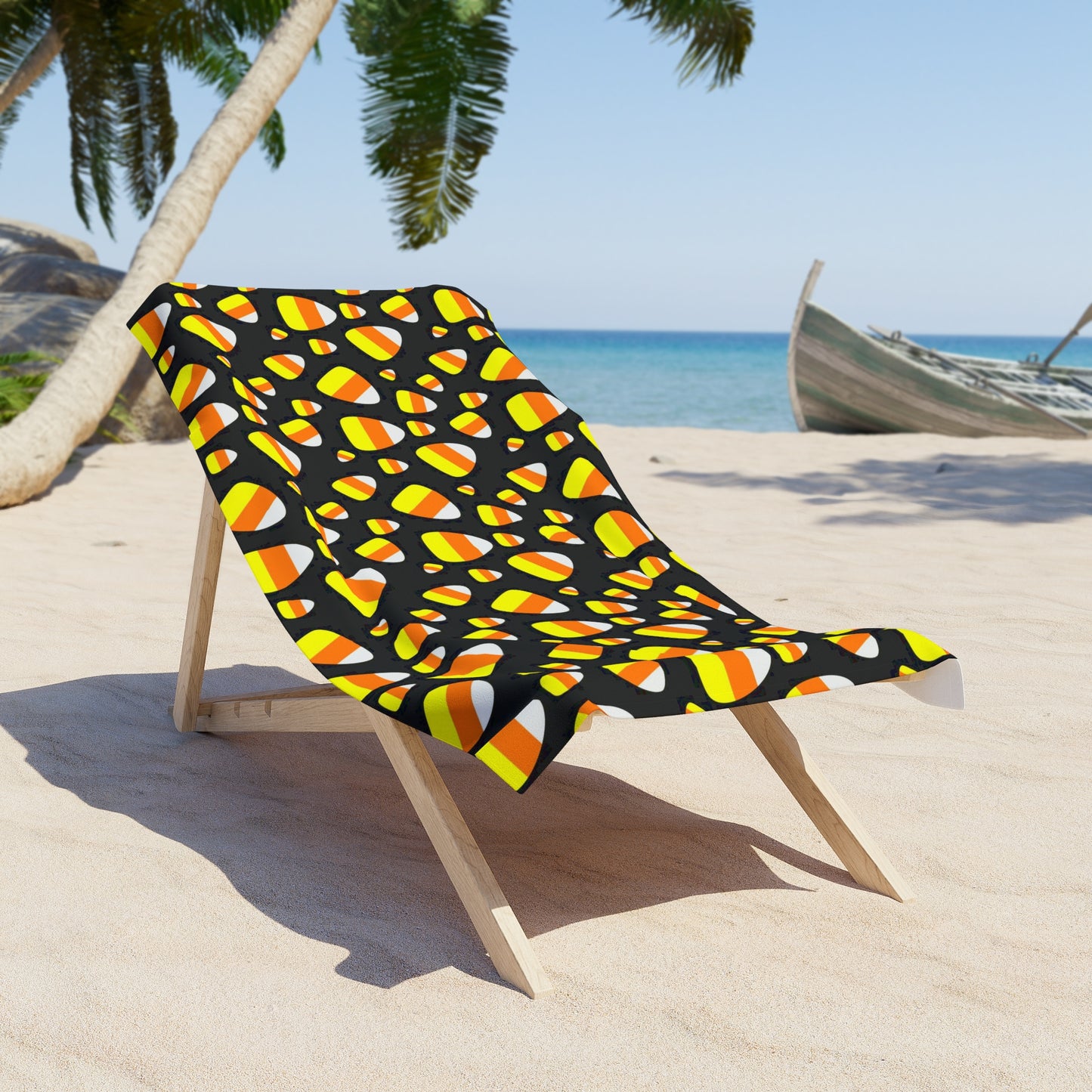 Candy Corn Forever Beach Towel