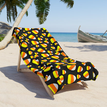 Candy Corn Forever Beach Towel