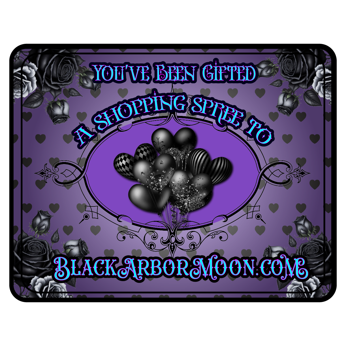 Black Arbor Moon Gift Card