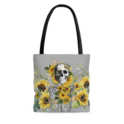 Summer Bones Tote Bag in Grey