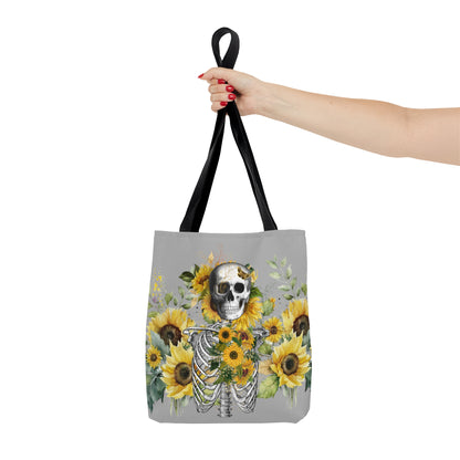 Summer Bones Tote Bag in Grey