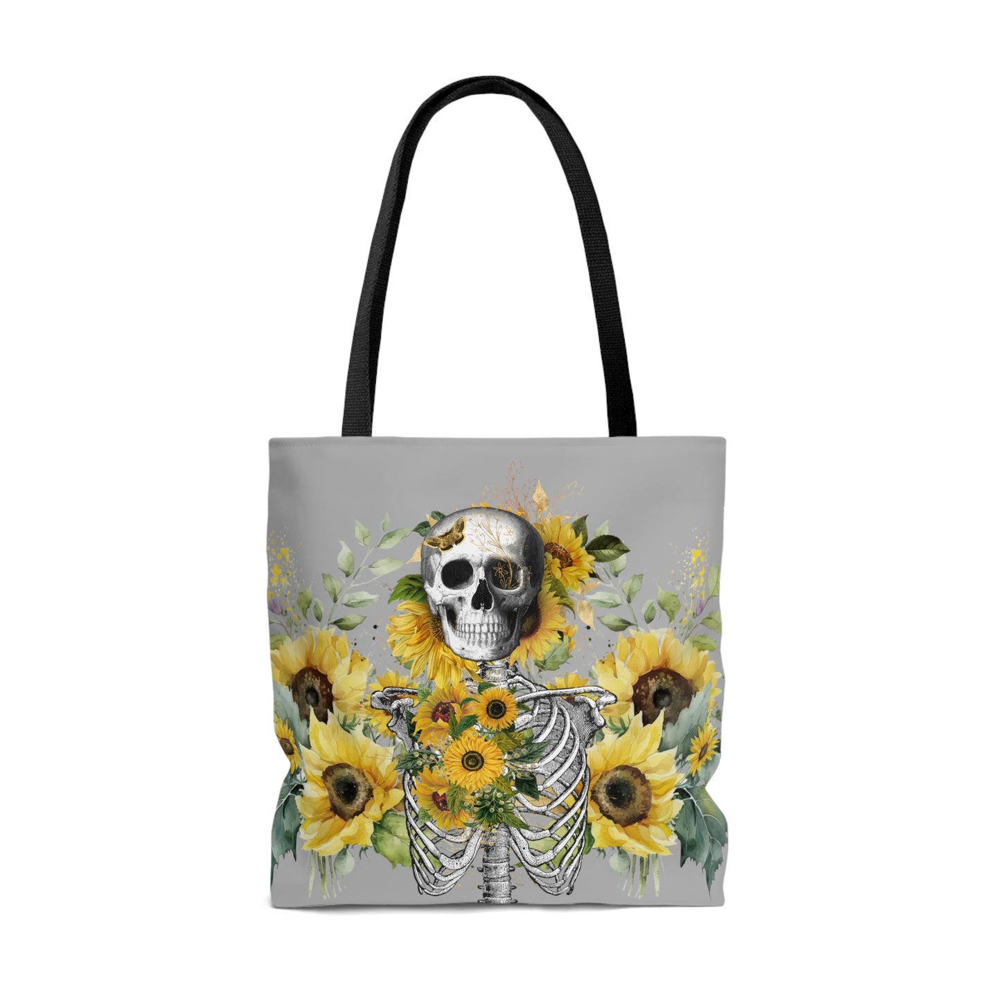 Summer Bones Tote Bag in Grey